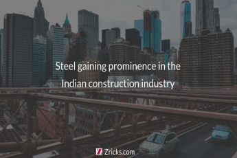 Steel gaining prominence in the Indian construction industry